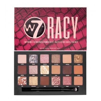 W7 EYESHADOW PALETTE PRESSED PIGMENT - RACY 18g